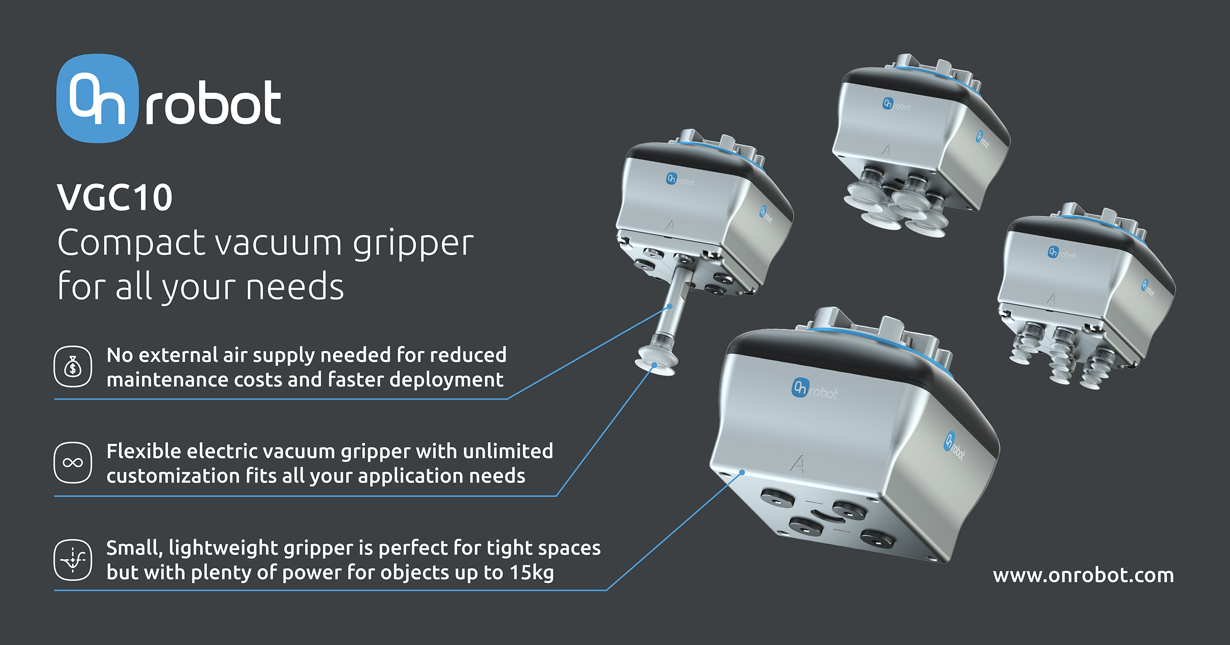 OnRobot VGC10 Electric Vacuum Gripper