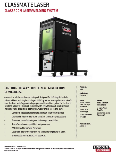 Classroom Laser Welding System