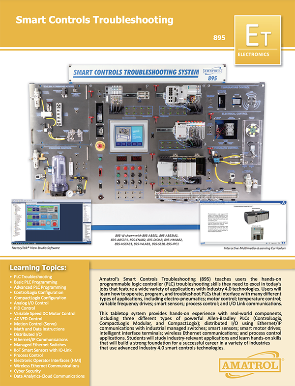 Amatrol Smart Controls Troubleshooting Workstation