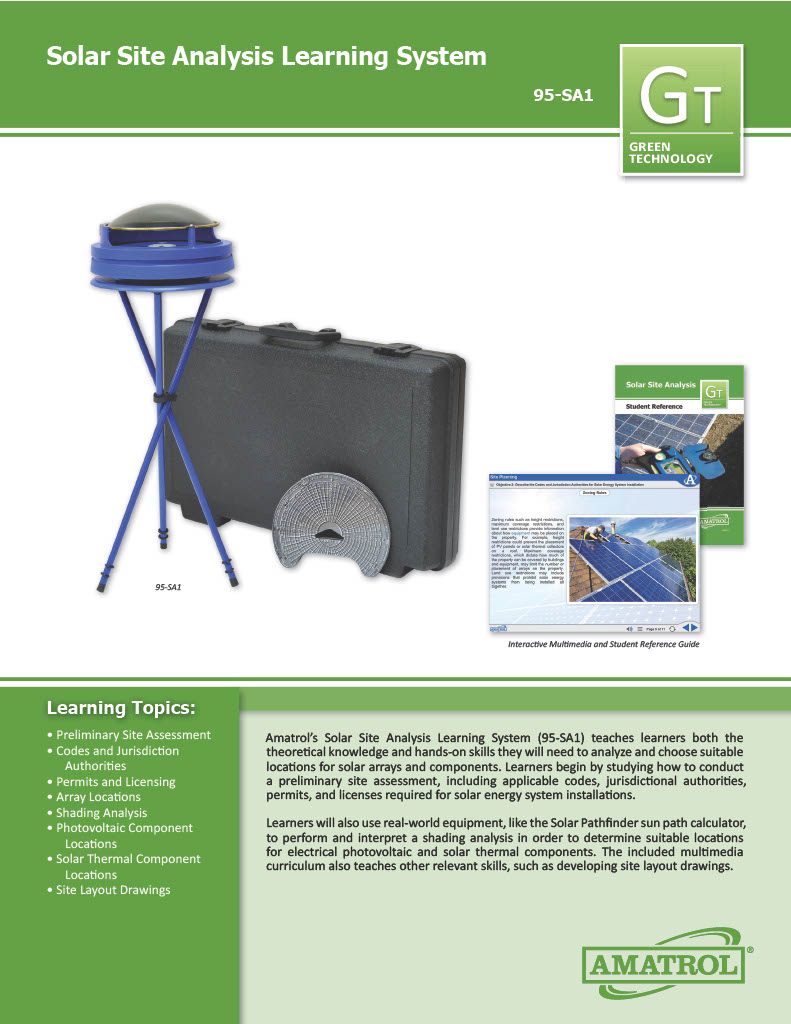 Amatrol Solar Site Analysis Training 