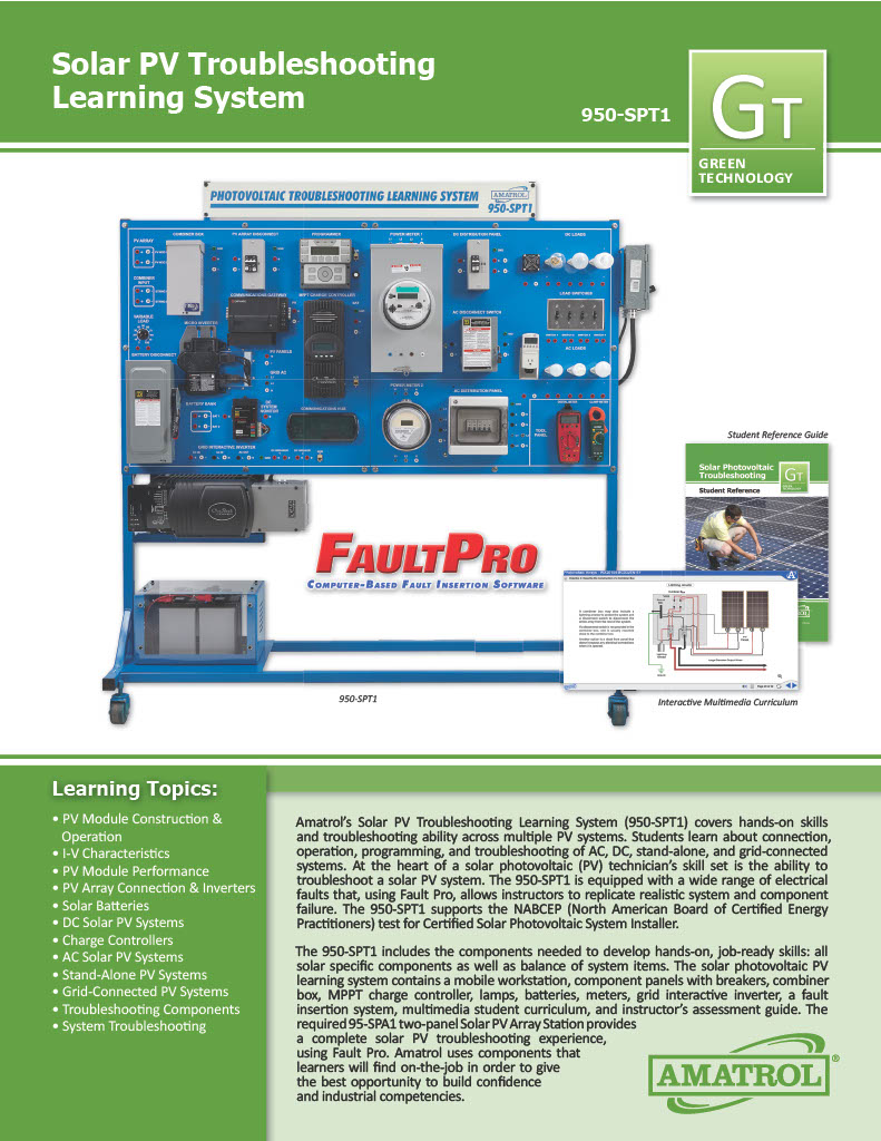 Amtrol Solar PV Troubleshooting Trainer 950-SPT1