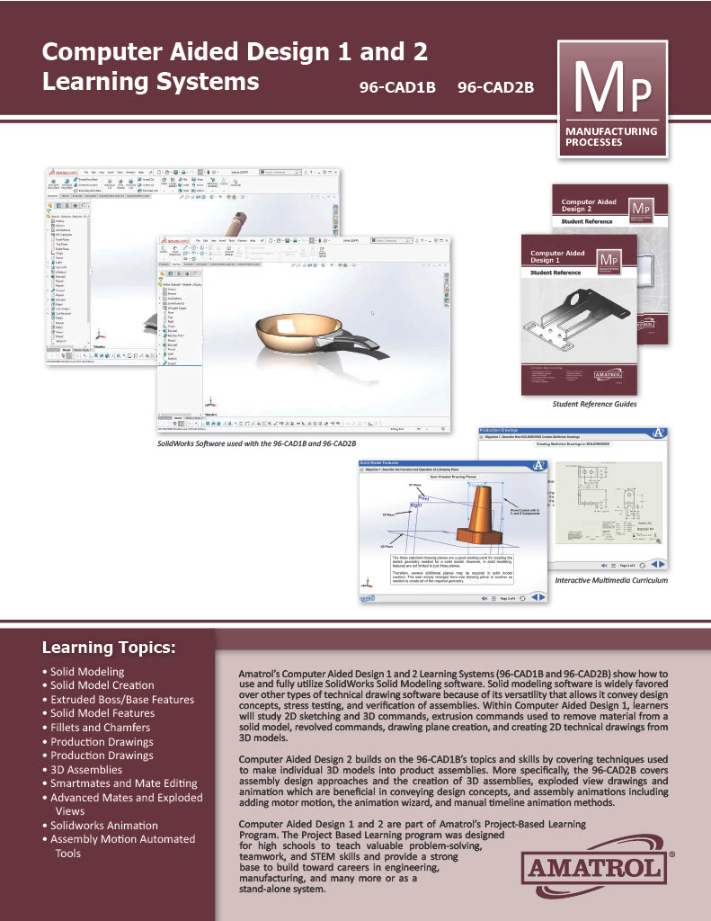 Amatrol CAD Training SolidWorks 96-CAD1B