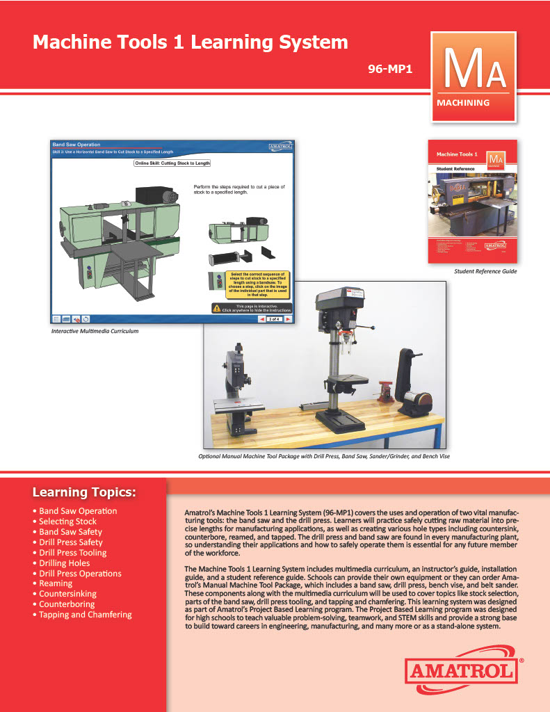 Amatrol Machine Tools Training 96-MP1