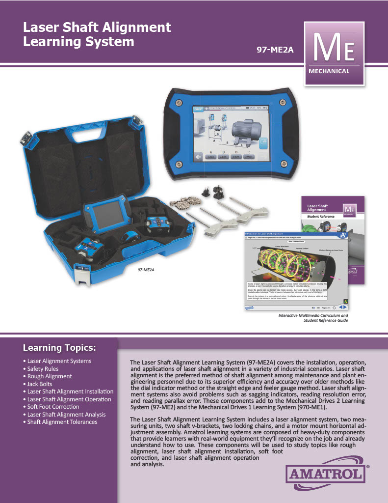 Amatrol Laser Shaft Alignment Trainer (97-ME2A)