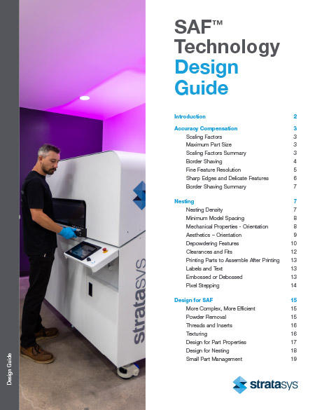 Stratasys H350 SAF Printing Guide