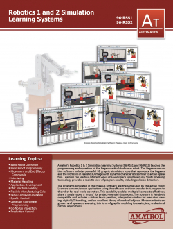 Amatrol Robotics Simulation 96-RSS1 and 96-RSS2