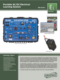 Amatrol Portable AC/DC Electrical Trainer 990-ACDC1